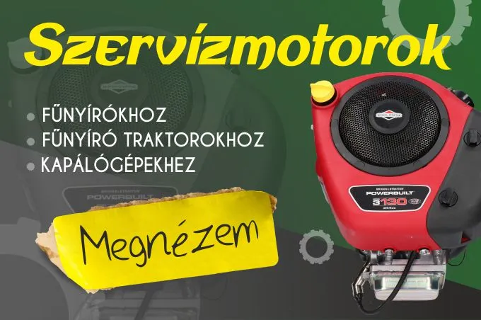 Kerti szerviz és cseremotorok