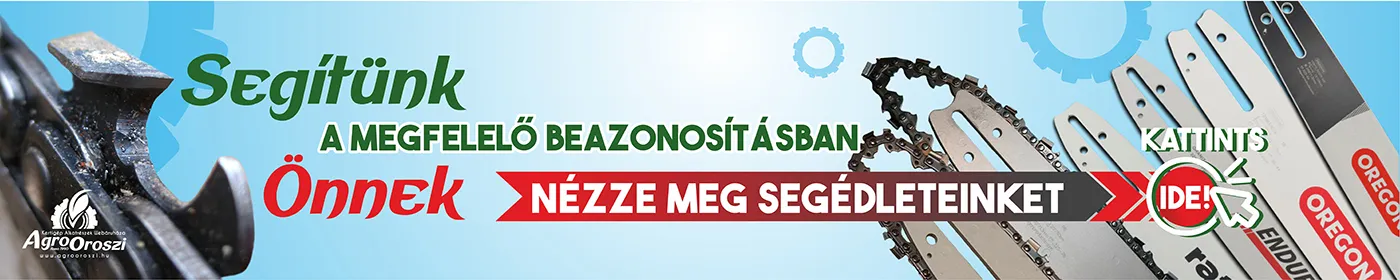 Lánc és láncvezető beazonosítási segédletek