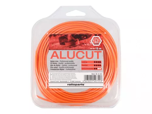 AluCut struna 2,7 mm šesťhranný profil, dĺžka: 15 m