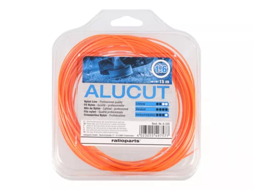 AluCut struna 1,6 mm okrúhly profil, dĺžka: 15 m