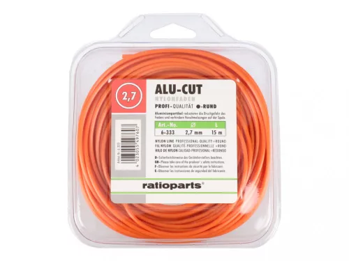 AluCut struna 2,7 mm okrúhly profil, dĺžka: 15 m