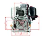 Zongshen motor NH150H pre horizontálne vibračné dusadlo, 149cc, 4HP