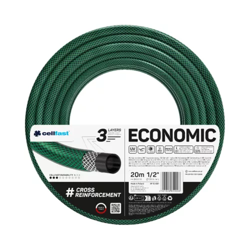 CELLFAST Záhradná hadica 3-vrstvová ECONOMIC 1/2" 20 m