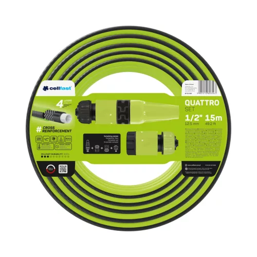 CELLFAST Záhradná hadica QUATTRO SET 1/2" 15 m