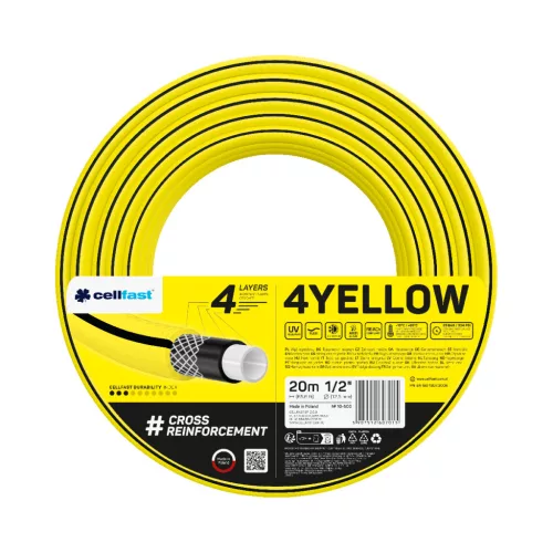 CELLFAST Zavlažovacia hadica 4-vrstvová YELLOW 1/2" 20 m