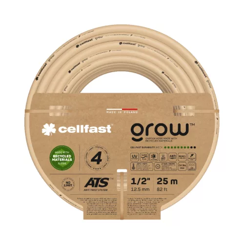 CELLFAST Zavlažovacia hadica 4-vrstvová GROW 1/2"  25 m - Recyklovaná