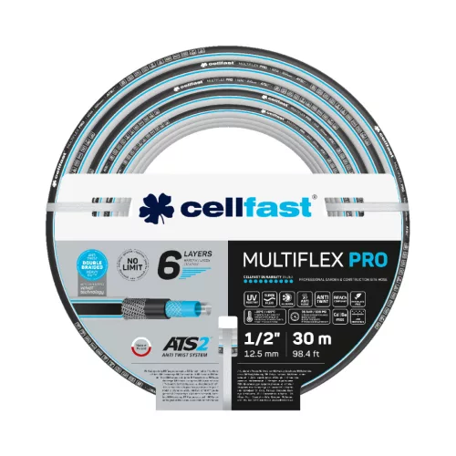 CELLFAST Záhradná hadica 6-vrstvová MULTIFLEX ATSV 1/2" 30 m