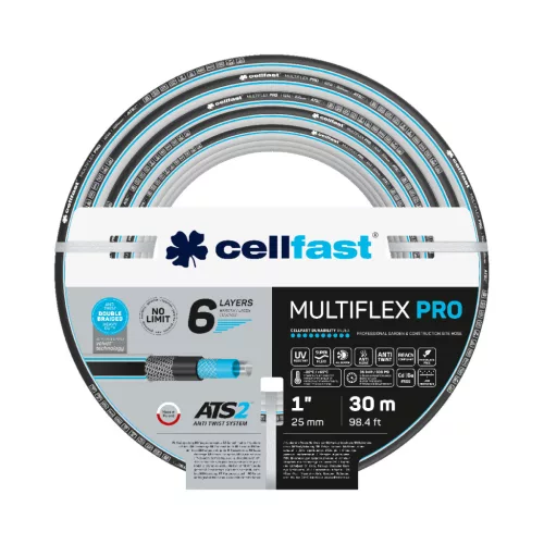 CELLFAST Záhradná hadica 6-vrstvová MULTIFLEX ATSV 1" 30 m