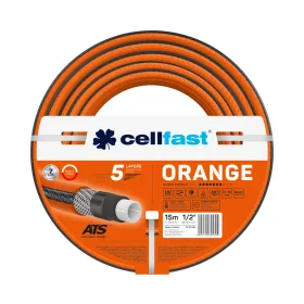  CELLFAST Zavlažovacia hadica 5-vrstvová ORANGE 1/2" 15 m