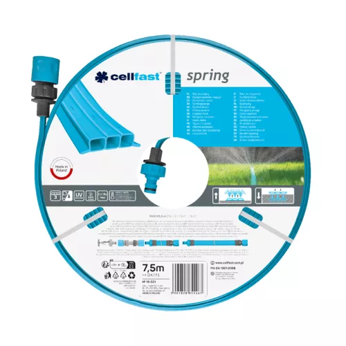 CELLFAST Zavlažovacia hadica Spring 1/2" 7,5 m