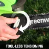 Greenworks G40CS30II akkumulátoros láncfűrész 40 V, 30 cm-es vezetőlemez (akku és töltő nélkül)