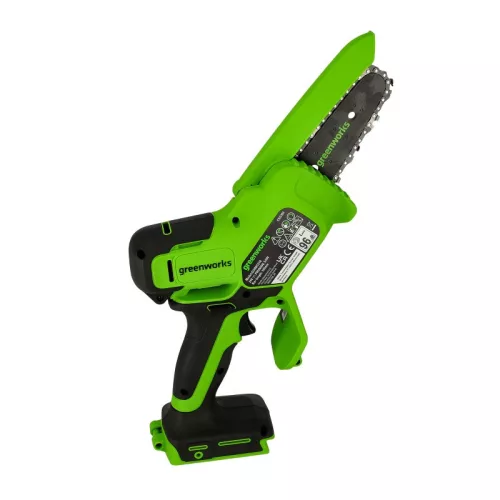 Greenworks G24MCS10 24 V-os mini láncfűrész (akku és töltő nélkül)