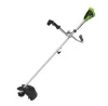 Greenworks GD40BCB akkumulátoros bozótvágó 40 V, damilfej + vágótárcsa tartozékkal (akku és töltő nélkül)