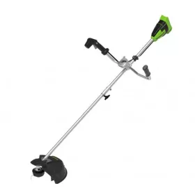   Greenworks GD40BCB akkumulátoros bozótvágó 40 V, damilfej + vágótárcsa tartozékkal (akku és töltő nélkül)