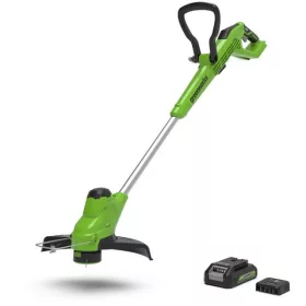   Greenworks G24LT28 akkumulátoros fűszegélynyíró 28 cm, 1,6 mm damil 24V (2 Ah akkumulátorral és mikro töltővel)