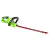 Greenworks G24HT57 akkumulátoros sövényvágó 24 V, 57 cm-es penge (akku és töltő nélkül)