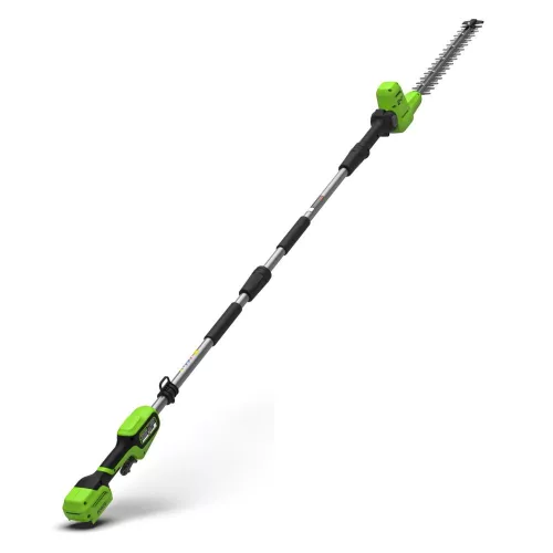 Greenworks PH24B01-01 akkumulátoros magassági sövényvágó 24 V, 51 cm-es penge (akku és töltő nélkül)