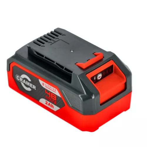 Cramer Akkumulátor 48V96 lítium-ion  – 48 V / 2 Ah (96 Wh), Bluetooth, LED kijelző