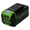Greenworks G40B4 akkumulátor 40 V 4 Ah – lítium-ion, új házzal