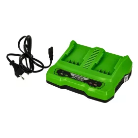   Greenworks G24X2UC2 kettős akkumulátortöltő 24 V, 2 A – 2 töltőhelyes