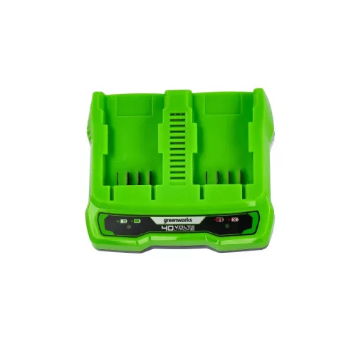 Greenworks G40X2UC2 kettős akkumulátortöltő 40 V