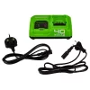 Greenworks G40UC5 gyors akkumulátortöltő 40 V, 5 A