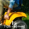 STIGA akkumulátoros fűnyíró traktor TORNADO 5108e (akkumulátor nélkül)