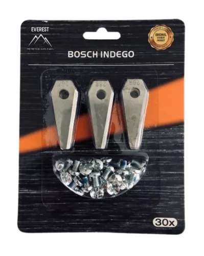 Tartalék kés robotfűnyíróhoz BOSCH – 30 db EVEREST