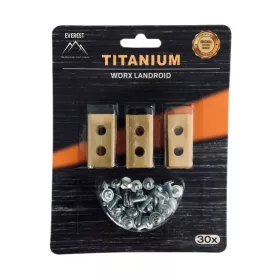   Tartalék kés robotfűnyíróhoz WORX / NAC – 30 db EVEREST Titanium
