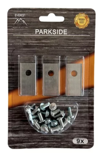 Tartalék kés robotfűnyíróhoz PARKSIDE – 9 db EVEREST