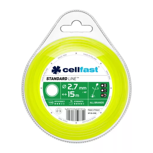 CELLFAST Damil kör STANDARD 2,7 mm x 15 m