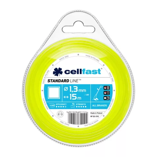 CELLFAST Damil szögletes STANDARD 1,3 mm x 15 m