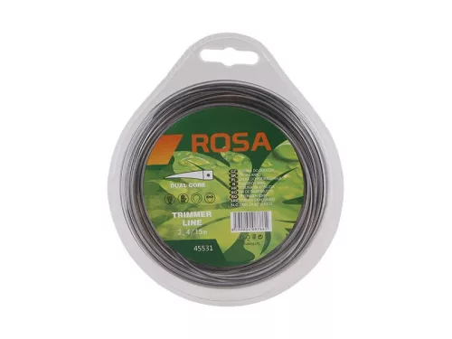 ROSA Fűnyíró damil 2,4 mm x 15 m erősített négyzet