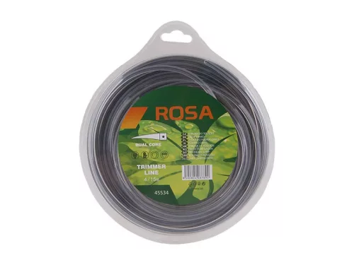 ROSA Fűnyíró damil 4 mm x 15 m erősített négyzet