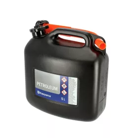 Kanister na palivo Husqvarna 5 litrov s výlevkou, čierny