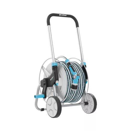 CELLFAST Kovový hadicový vozík súprava EXPLORER/MULTIFLEX ATSV 1/2" 50 m (vozík, hadica, spojky)