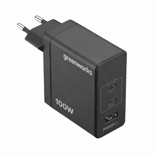 Greenworks AP100EA USB-C akkumulátortöltő 100 W