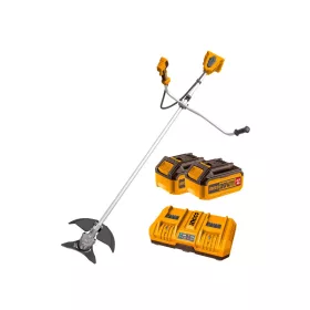   INGCO Akkus fűkasza 330 mm szénkefe nélküli 2 x 20 V (2 x 4,0 Ah akku + töltő)