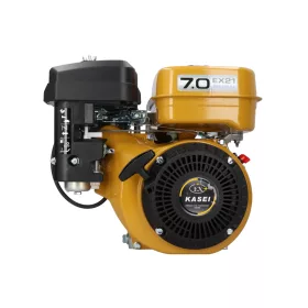   Kasei motor EX21 s vodorovnou osou, objemom 211 cm³ a výkonom 5,1 kW, prémiová kvalita, rozmery 20x60 mm