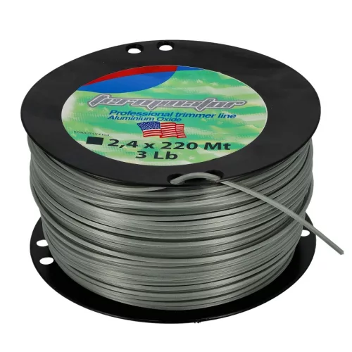 Struna 2,4 mm štvorcová 220 metrov alu