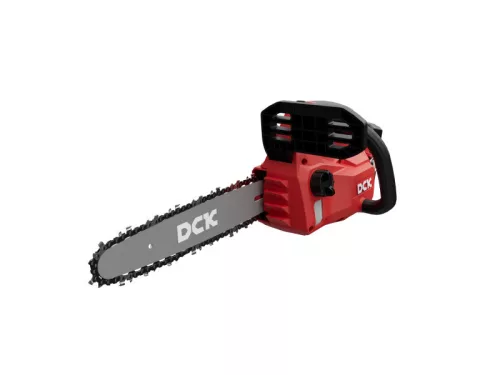 DCK Akkus láncfűrész 300 mm szénkefe nélküli 20 V (akku és töltő nélkül)
