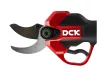 DCK Akkus metszőolló 35 mm szénkefe nélküli 20 V (2 x 2,0 Ah akku + töltő)
