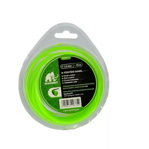 Struna 1,2 mm okrúhla 15 metrov MAMMUT v blistri