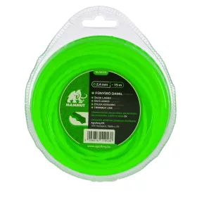 Struna 2,4 mm štvorcová skrútená 15 metrov MAMMUT